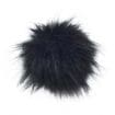 1201-Black Pompoms - 1201-Black