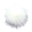 1208-White/Black Pompoms - 1208-WhiteBlack